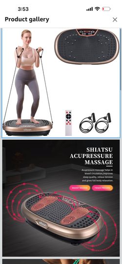 EILISON FitMaxx 3D XL Vibration Plate Exercise Machine - Whole Body Workout