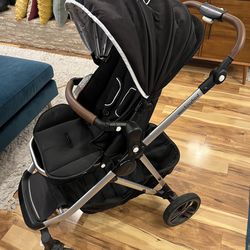 Mockingbird Stroller With Adapter And Nuna Pipa Bassinet And Car seat 