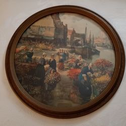 Vintage Country Scene Framed Picture