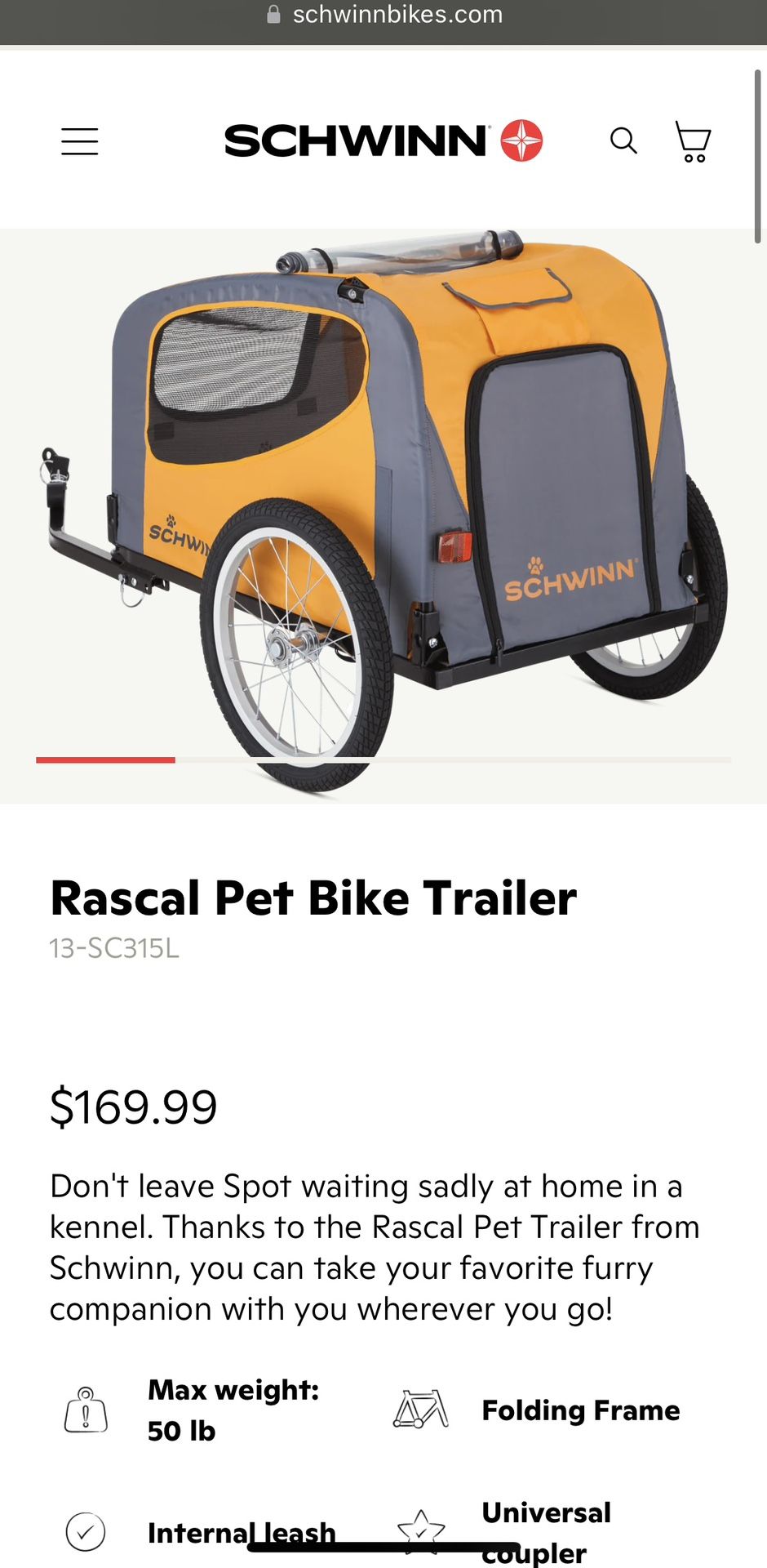 Pet Bike Trailer