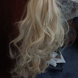 Long Ponytail Hair Clip Pc