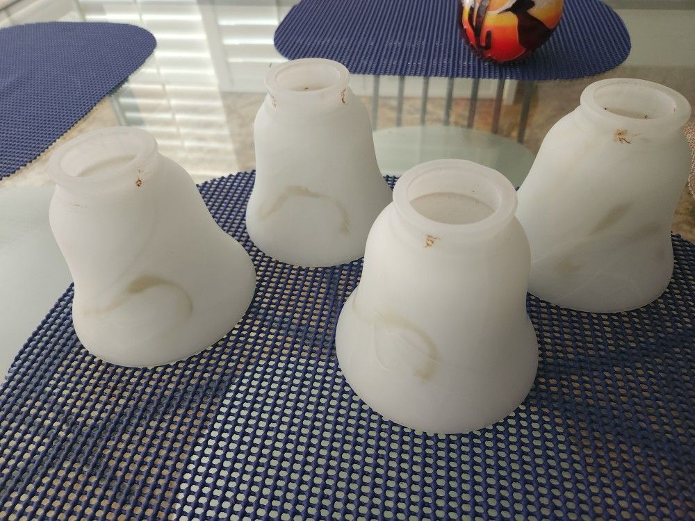 Bell Shaped Frosted Glass Lamp Shade