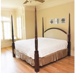 King Sized Bed. Upholstery Headboard