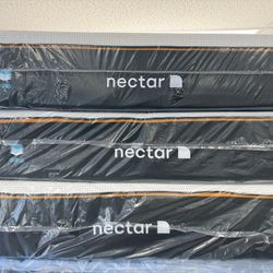 Nectar Premier Copper Memory Foam Queen size mattress 14” inches $229 only  Close out deals