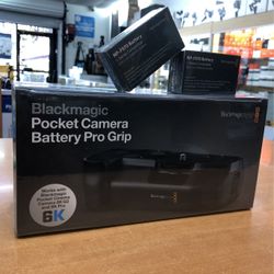 Blackmagic Pro Grip With Two Batteries For 6K Pro Cinema Camera