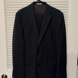 Black Calvin Klein Suit