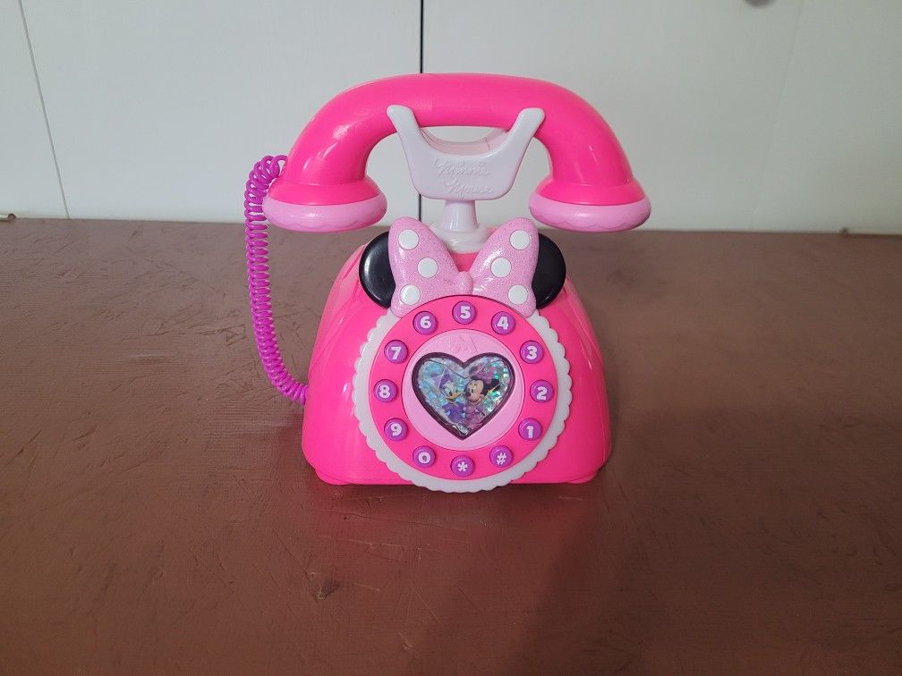 Minnie's Happy Helpers Push Button Telephone