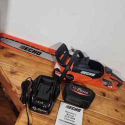 Echo 56V 18" Chainsaw, Battery, Charger