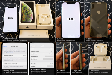 Apple iPhone XS 512GB Space Gray Unlocked – 100% Battery – Box