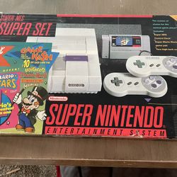SUPER NES SUPER SET / Super Nintendo Entertainment System Kmart Edition
