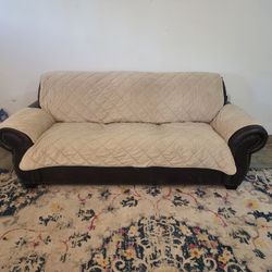 Pleather Couch