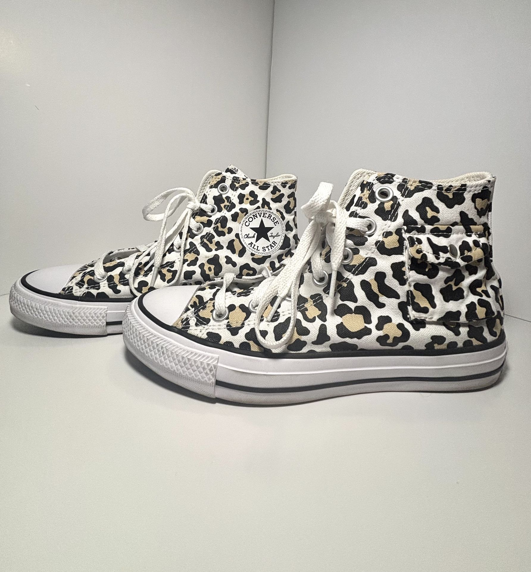 Cheetah Print Converse