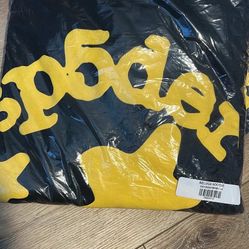 Black Yellow Beluga Sp5der Hoodie 