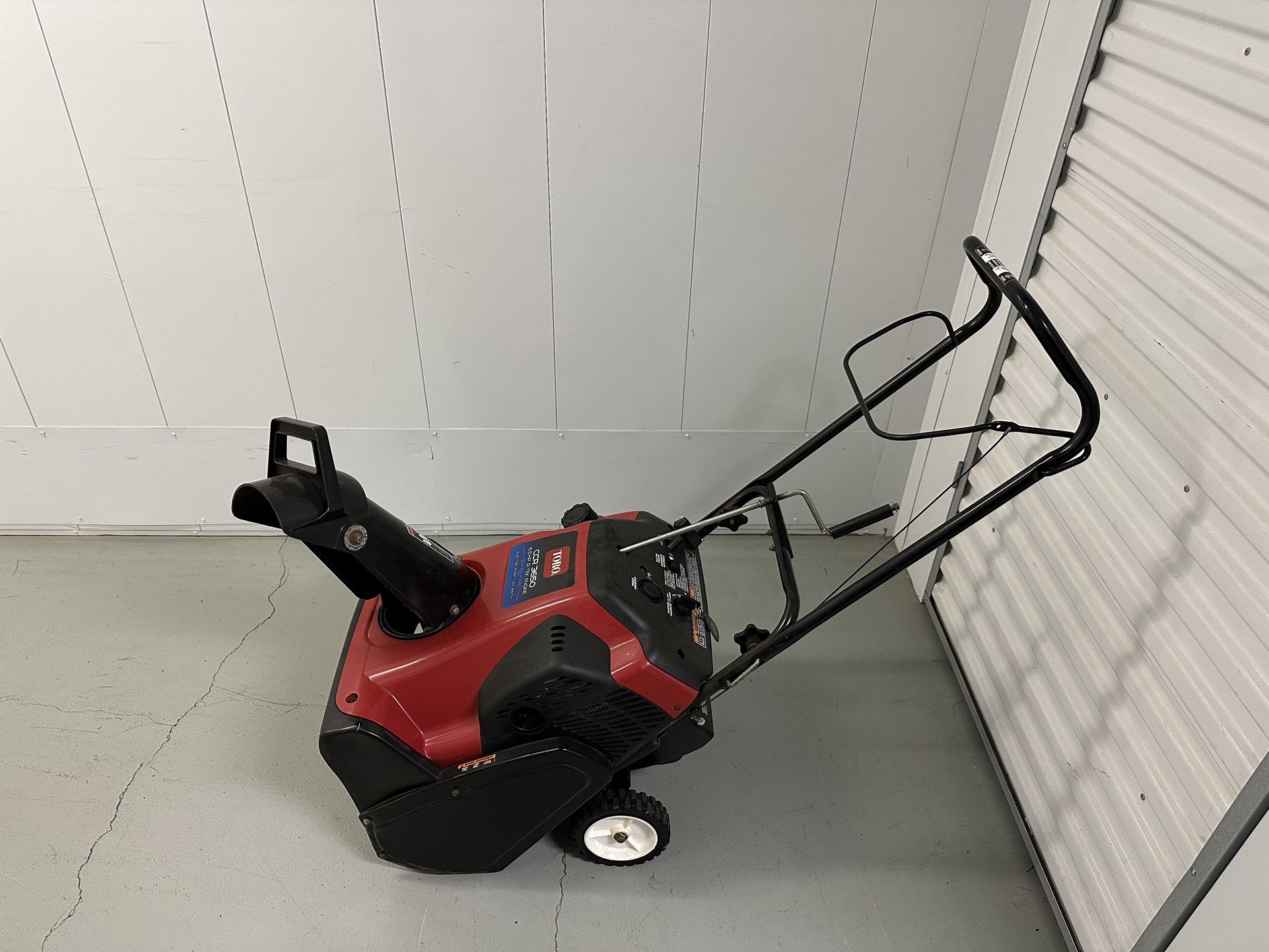 Toro CCR 3650 Snow Blower w/ Electric Start - 6.5HP, 20” Width