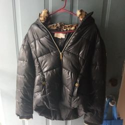 Girls Size 16 Black Mk Coat