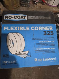 No-Coat Flexible Corner 325 Drywall Bead 100ft