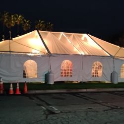clear tent 40x60 tables chairs tablecloths only RT