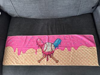 BASEBALL ICE CREAM DRIP COOLING TOWEL