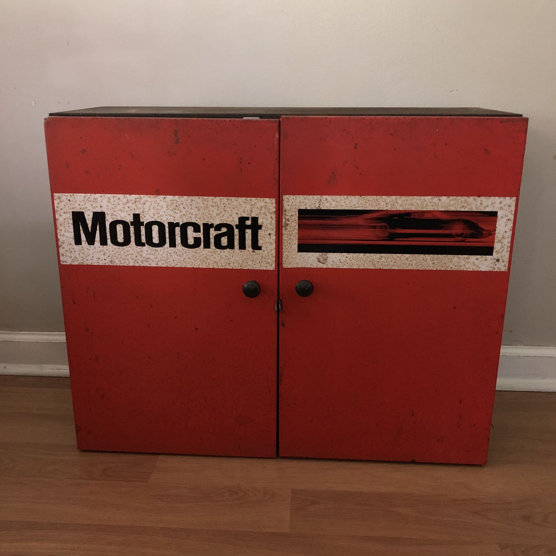 Metal Motorcraft Cabinet