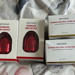 Great Deal! Meditherapy Shumage Gold Lifting Cream & EMS Devise