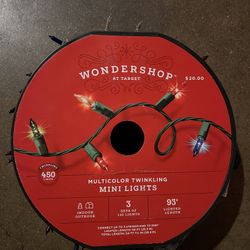 Multicolor Twinkling Lights (450 Lights)