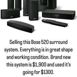 Bose 520 Home Theater 