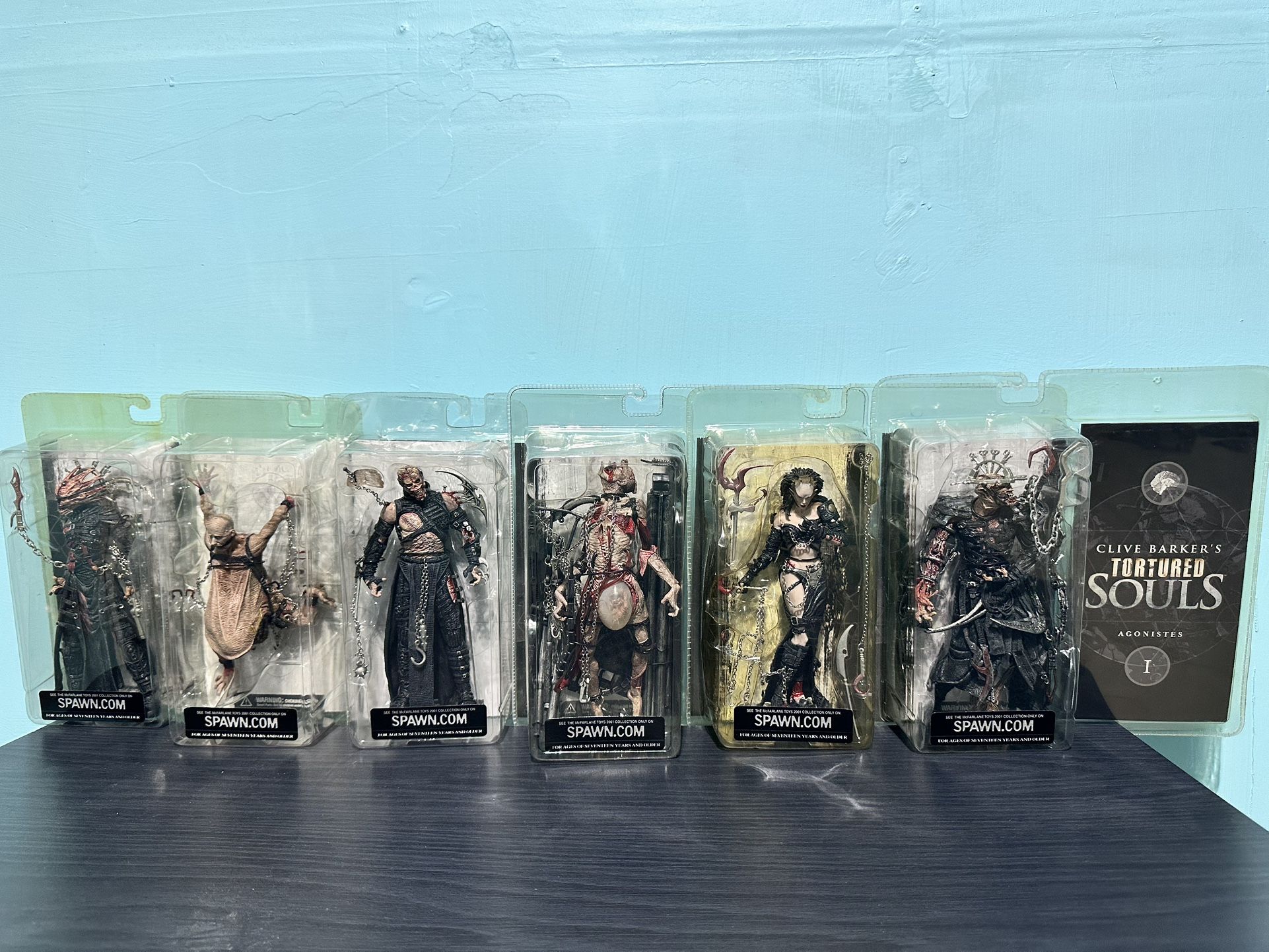 💀 Clive Barker’s Tortured Souls Action Figures – Complete 6-Figure Set (NIB)