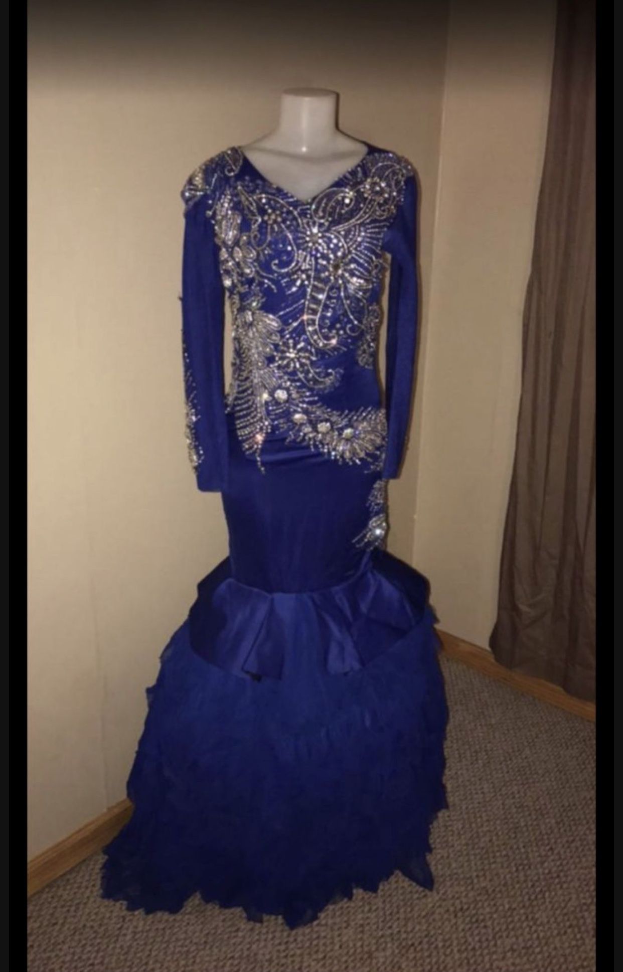 Royal blue dress 