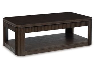 Carlibrie Warm Brown Lift Top Cocktail Table
