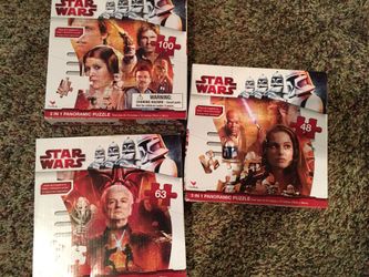 Star Wars puzzles (set of 3)