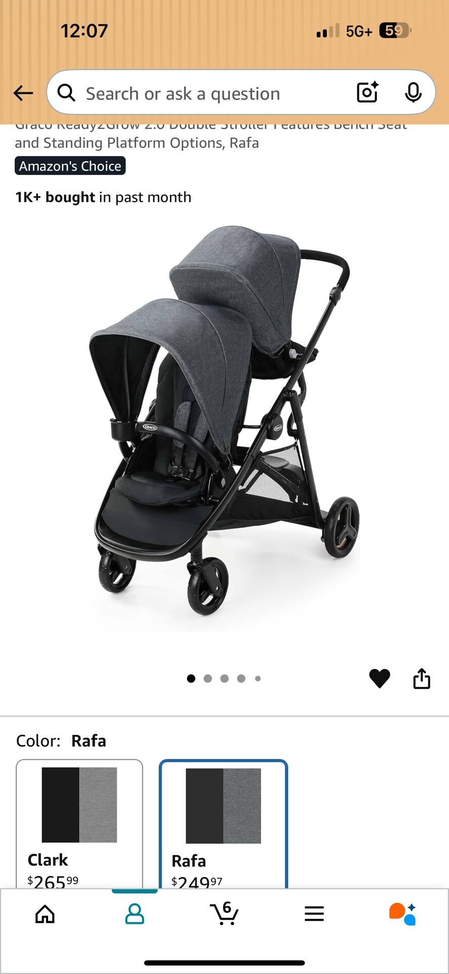 Graco Double Stroller 
