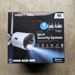 Night Owl 4K Wi-Fi Security Camera System (4 Cameras + 1TB NVR)