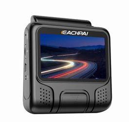 EACHPAI E100 Pro Dash Cam 4K Dash Cam 4K Night Vision Dash Cam with Wi-Fi, GPS and Rear Camera $50