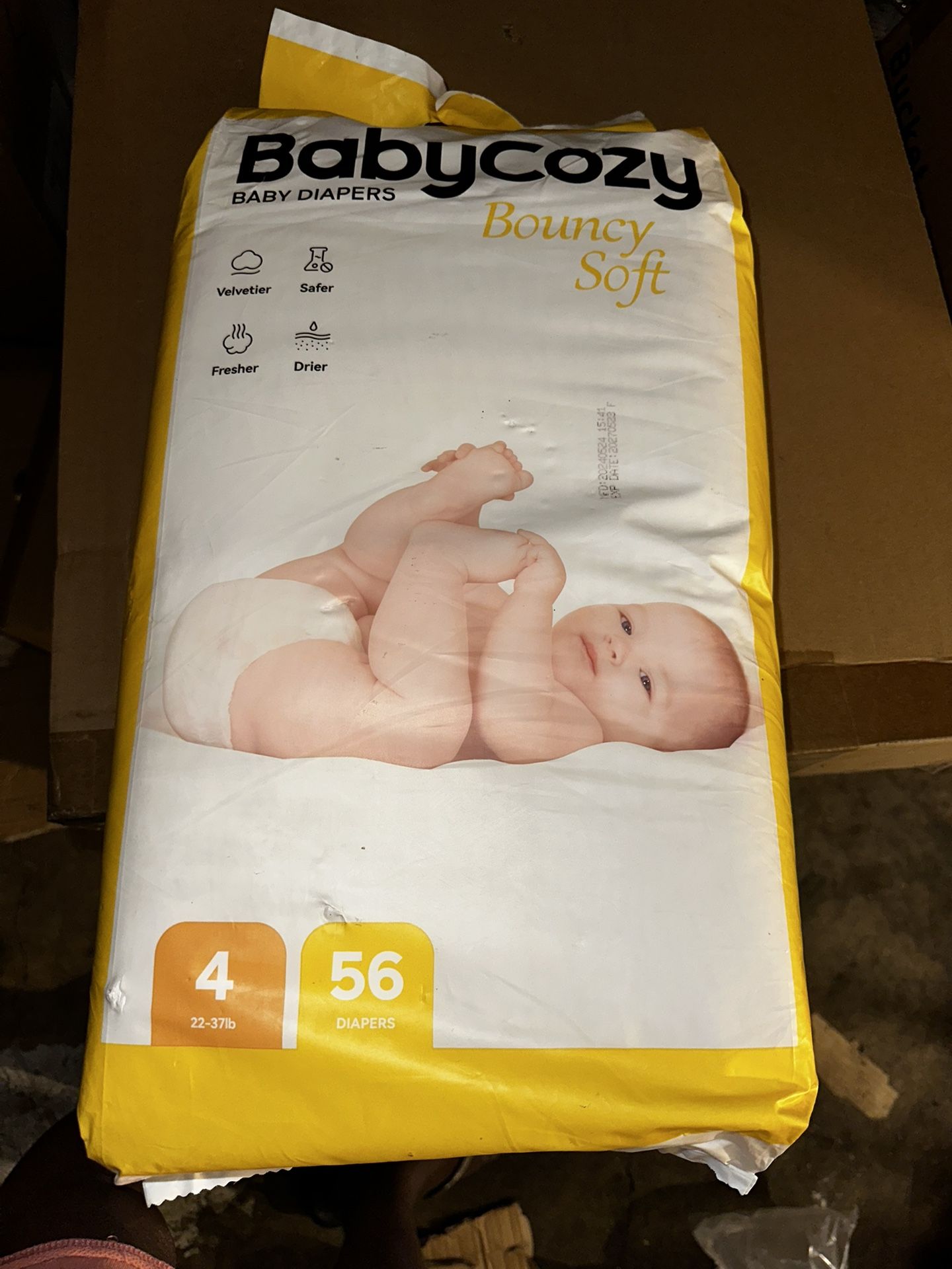 BabyCozy Baby Diapers Pampers size 4 