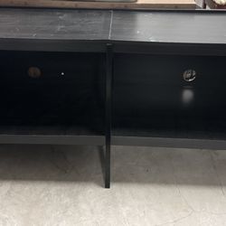 🖥️ Black TV Stand / Media Console – Fits Up to 60” TV