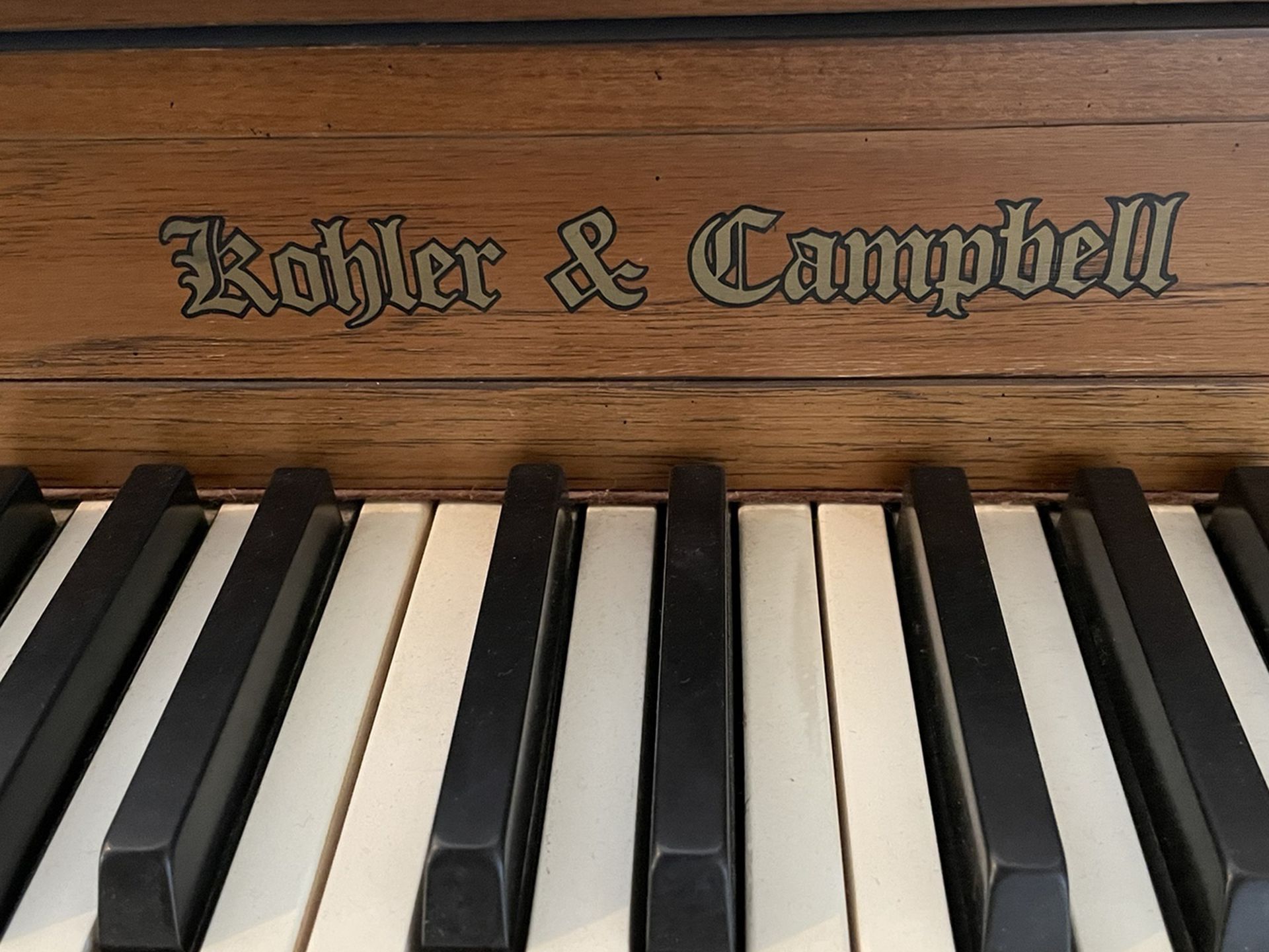 Kohler Campbell Piano And Bench