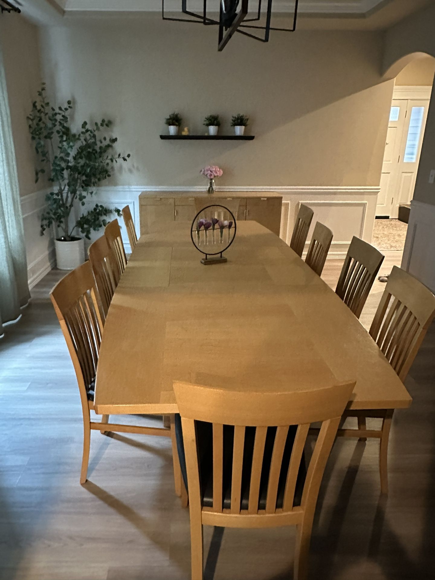 Dining Table / 12 Chairs / Buffet Set