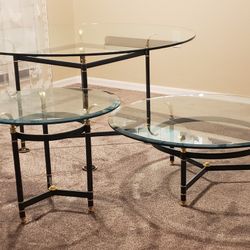 Matching Glass Tables
