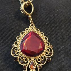 Ruby Red Choker