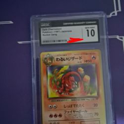 Pokemon Card Team Rockets dark charmander 
