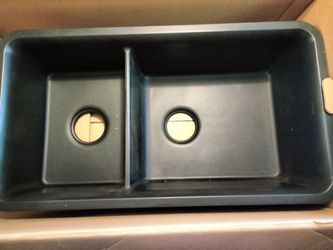 Kohler Cairn undermount offset sink with all accessories NEW IN BOX