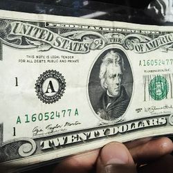 Billete De 20  Antiguo