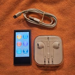 Apple iPod Nano 7th Generation A1446 16GB ME971LL Space Gray Excellent Condition