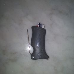 Gray Toker Poker Lighter Sleeve