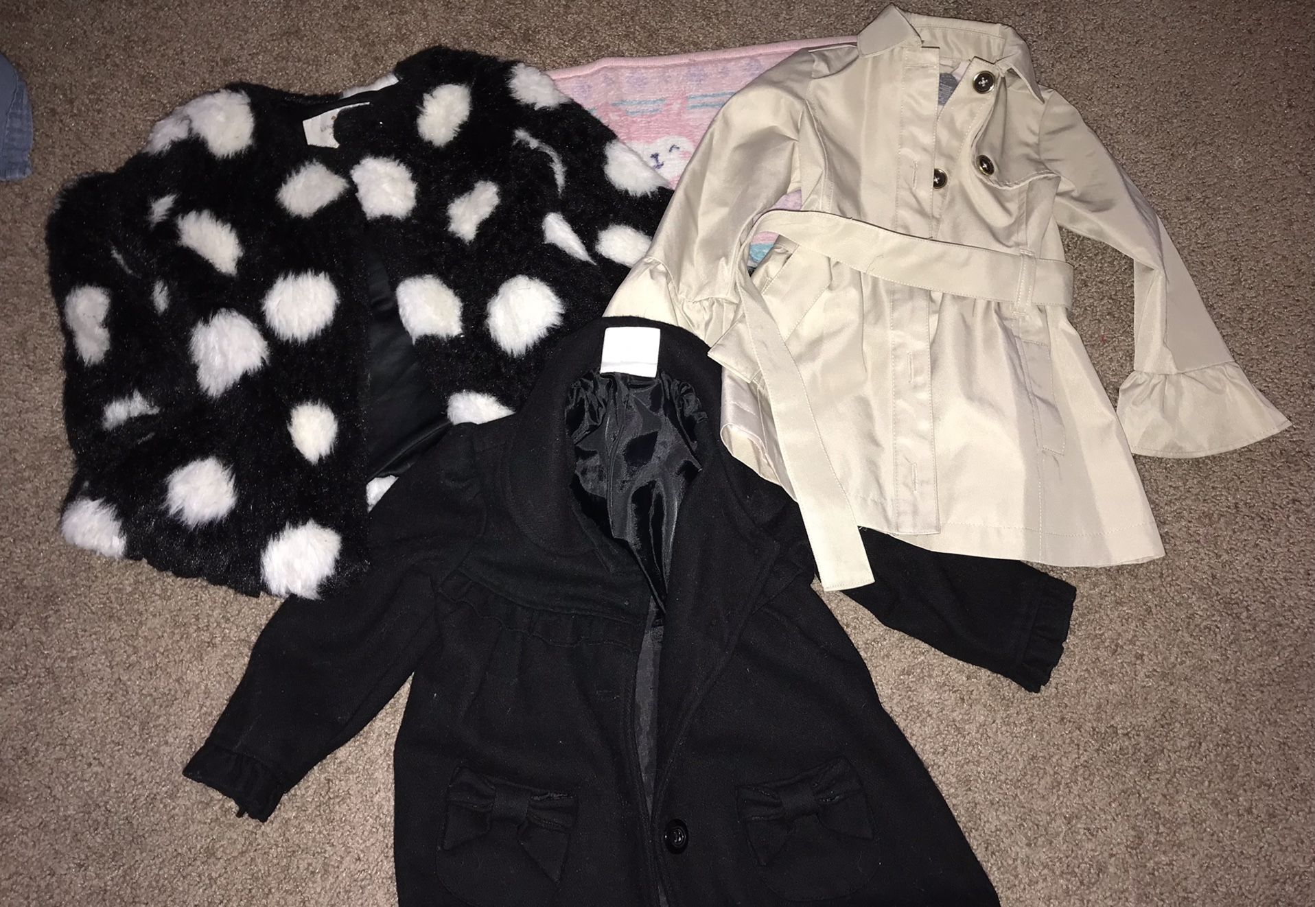 Toddler Girl Winter Jackets And Vest All $40