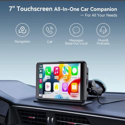7inch Best Portable Carplay Display Easy Install Wireless apple Car Play Wireles