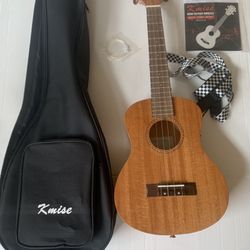 New Kmise Tenor Mahogany Ukulele W/case,strap,Instruction Book starter pack-New w/box. Beautiful Mahogany vintage Hawaiian ukulele
