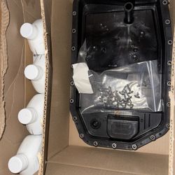 bmw e60 transmission pan with transmission oil