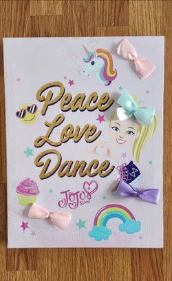 JoJo Siwa Wall Canvas + Barbie Car & Boat Toy Set