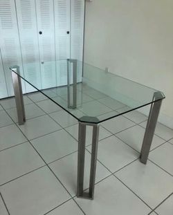 Glass Dining Table 